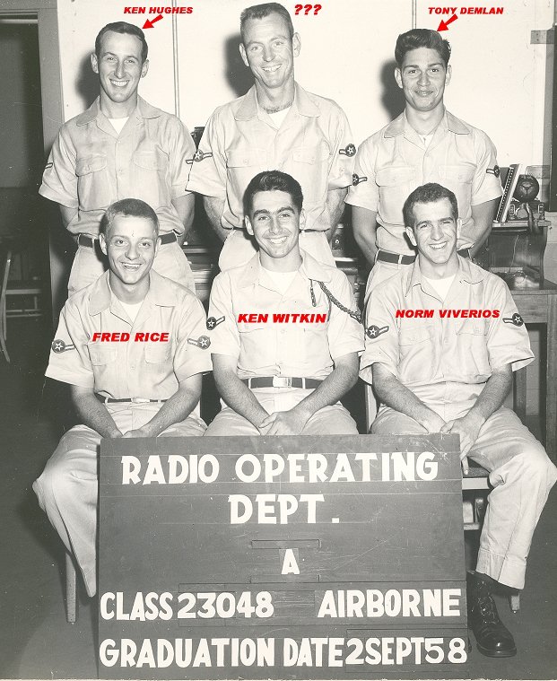 Airborne Radio 
 Operator School, Keesler AFB, MS