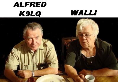 Alfred (K9LQ) und Walli