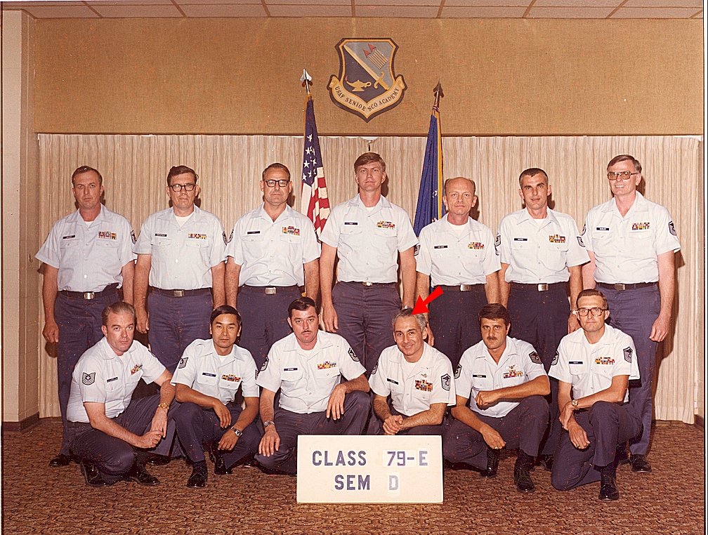 December 1979 
Senior NCO Academy Graduation Photo